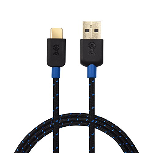 Cable Matters Braided USB C Cable with 3A Fast Charging in Black 3.3 Feet for Samsung Galaxy S20, S20+, S20Ultra, Note 10, Note 10+, LG G8, V50, Google Pixel 4, and More