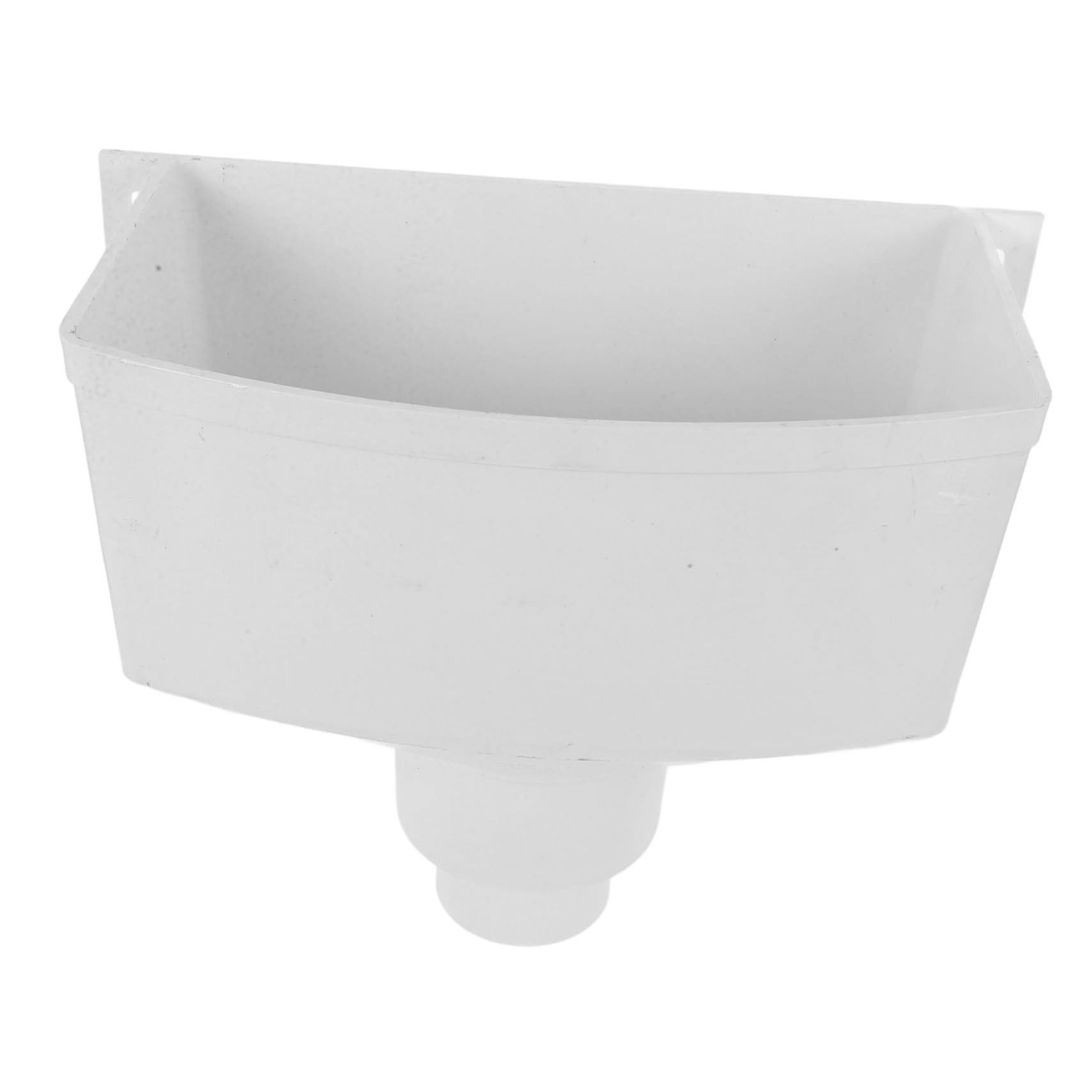 Adaptador de Canalón Pluvial Pvc Blanco para Drenaje de Lluvia