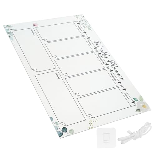 OSALADI Acrylic Memo Board Wall Hanging Calendar Dry Erase Home Decor to Do List Student Dorm Decor