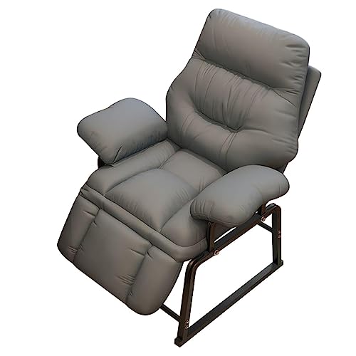KITCISSL Fauteuil Relaxation de Salon Chaise Bureau Siege Gamer Inclinable Chaise Réglable, Siege Bureau Ergonomique Fauteuil de Jardin Chaise Gaming pour Chambre Jardin Balcon Patio (Color : Gray B)