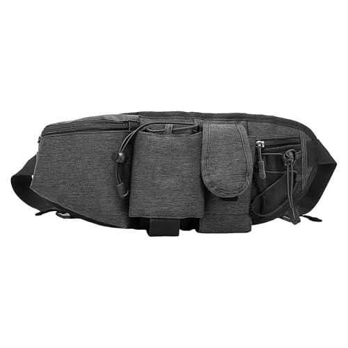 Riñonera para correr y viajar con portabotellas ajustable para senderismo y excursiones al aire libre