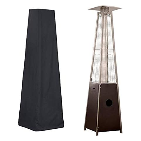 Lamptti Patio Heater Cover - Heavy Duty Waterproof Veranda Cover for Pyramid Torch Patio Heaters, Triangle Glass Tube Heater Cover Cover