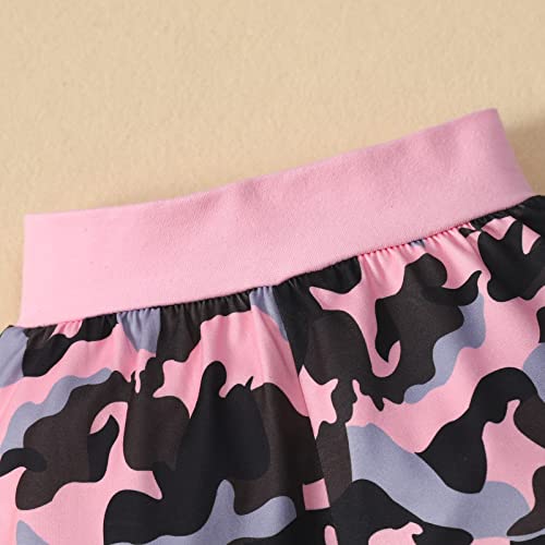 Conjunto de roupa infantil menino manga comprida camuflagem duas peças meninas com capuz moletom con