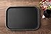 New Star Foodservice 24852 Restaurant Grade Non-Slip Tray, Plastic, Rubber Lined, Rectangular, 10-Inch x 14-Inch, Black
