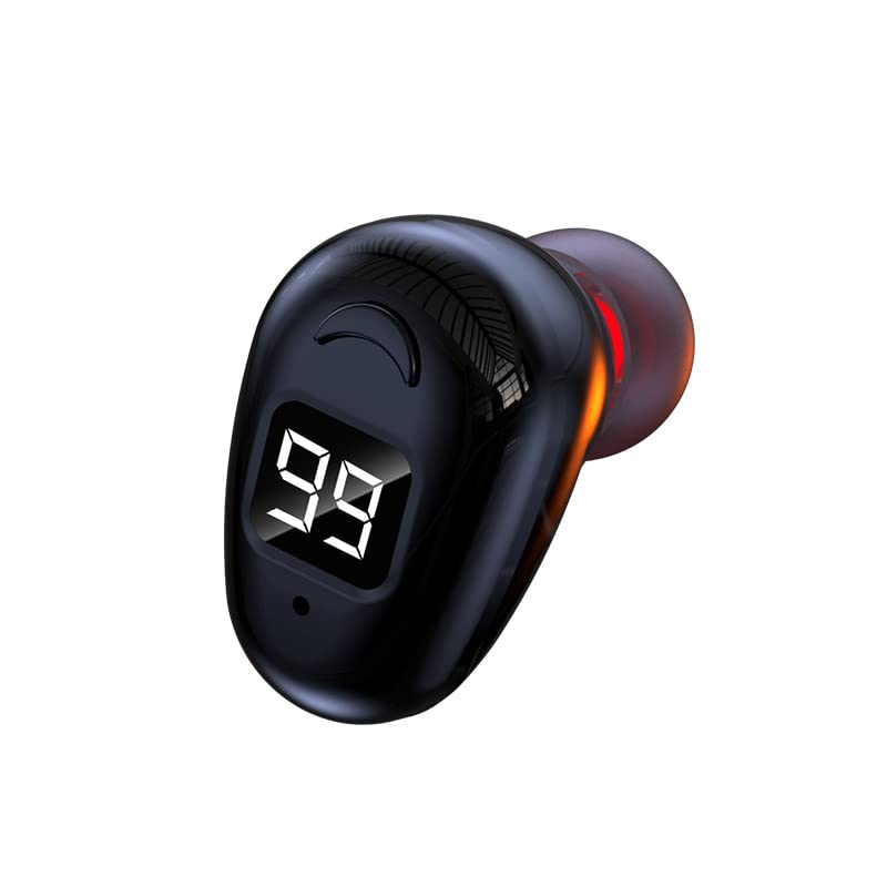 SUJHAL Auriculares Bluetooth Con Pantalla Digital, Inalámbricos, Intrauditivos, Mini