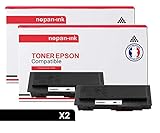  NOPAN-INK - x2 Toners - C13S050582 (Noir) - Compatible pour Epson Aculaser M 2400 D Epson Aculaser M 2400 DN Epson Aculaser M 2400 DT Epson Aculaser M 2400 DTN Epson Aculaser M 2400 Series