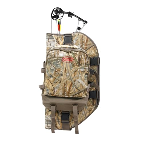 Bow Hunting Backpack for Men,Camouflaged Hunting Pack Bag,Outdoor Hunting Gear Accessories,Compound Bow Rifle Backpack,Durable Large Capacity Hunting