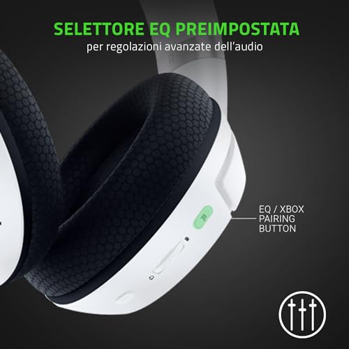 Kaira Pro per Xbox - Cuffie wireless per Xbox Series X e mobile gaming Xbox (Driver TriForce in Titanio da 50 mm, Microfono supercardioide HyperClear, Microfono per Mobile Dedicato) Bianco - Cuffia gaming - Immagine 5