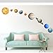 LiveGallery 9pcs Removable Glow in The Dark Planet Wall Stickers Sun Earth and so on Glowing Planets Wall Decals Peel Stick Art Decor for Walls Ceiling Kids Bedroom Living Room Nursery Girls and Boys