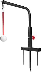 Golf Swing Trainer - Adjustable Height Alignment Equipmen…