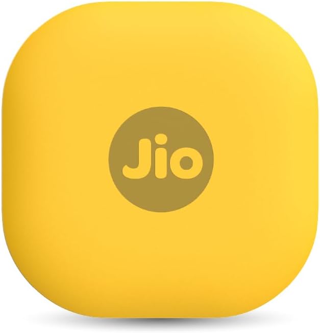 JioTag Go |India's First Android Tag | Google Find My Device Item Finder| Worldwide Tracking for Keys, Wallets, Luggage, Gadgets and More|1+1 Year Battery|No SIM Needed|BT 5.3|for Android Only