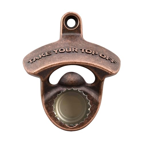 Comparison: Best Vintage Metal Bottle Opener 11 HAIICEN Vintage Wall Mounted Magnetic Bottle Opener, Stainless Metal Funny Mountable Beer Soda Cap Opener with Magnets