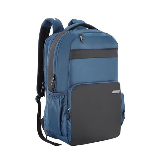 Image of American Tourister Segno 2.0 Exp | 39 Ltrs | 3 Compartments | Bottle Pocket | Ergonomic Padded Back Panel & Shoulder Straps | Executive Backpack | 1 Year International Warranty | Navy