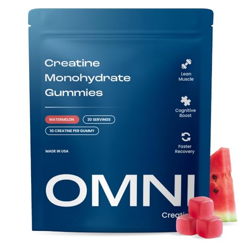 Creatine Monohydrate Gummies - Supports Muscle Growth, Recovery & Brain