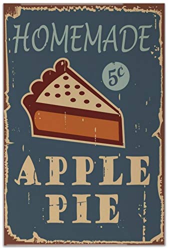 Preisvergleich Produktbild Fliese Kachel Retro Apfelkuchen Keramik bedruckt 20x30 cm