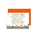 15 Woodland Thank You Cards with Orange Envelopes - Stationery for Baby Shower - Boys or Girls - Rustic Party Theme