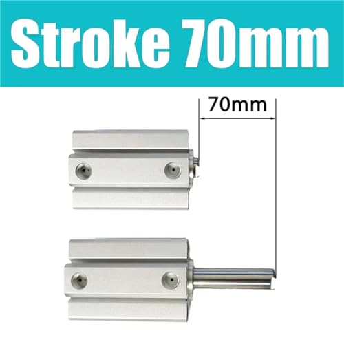 Cylindre pneumatique double à piston SDA alésage compact course 70mm