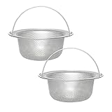 Abfluss-Sieb Edelstahl Rostfrei:Passend für die meisten Abflüsse in Waschbecken, Bädern und Duschen. Verhindern Sie Lebensmittel und Haare, die zu Verstopfungen in Küche und Bad führen.