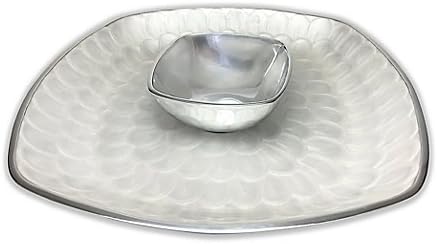 Bodoni Chip & Dip in Ivory