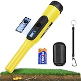 Dmyond Metal Detector Pinpointer for Adults & Kids, Waterproof Handheld Pin Pointer Wand, Hight Sensitivity 3 Modes Pinpointing for Finder Probeor Gold, Coins, Detecting Treasure Hunting