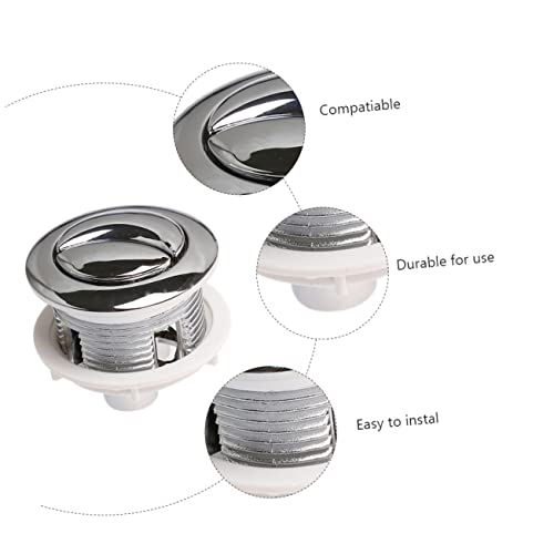 UKCOCO 5 Peças Botão De Cisterna Kit De Vaso Sanitário De Descarga Dupla Botão De Tanque De Vaso San