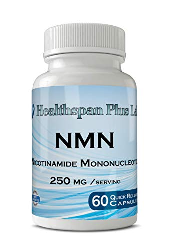 NMN Supplement, Nicotinamide Mononucleotide, Real NMN, NAD+ ,60 Count 250mg/serv