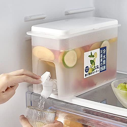 Amazon | 冷蔵庫 ポット 3.5L 冷水筒 ドリンクピッチャー 保冷