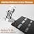 Rushare 17.5'' Flavorizer Bars and Heat Deflectors Replacement for Weber Genesis 300 Series, Genesis E/S310 E/S320 E/S330 (Front-Mounted Control), Porcelain-enameled Parts for Weber 7620, 7622, 7-Pack