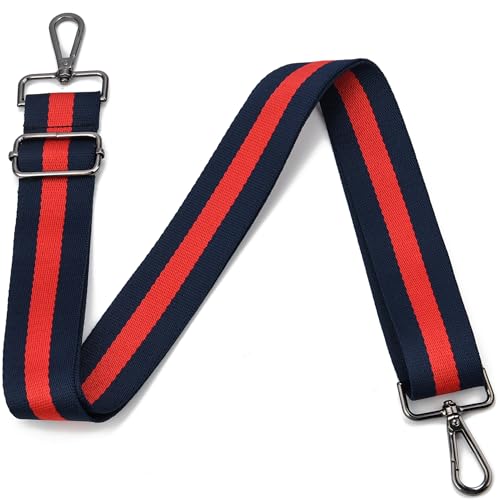 Image of Purse Strap Gold Hardware Replacement Crossbody Bag Strap, Wide Adjustable Shoulder Strap