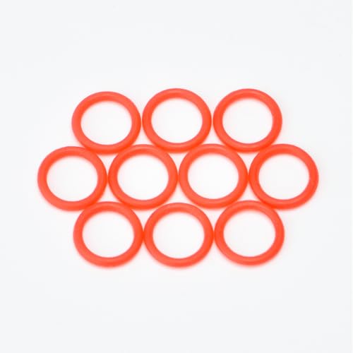 Anneaux toriques V200 Asvine rouges pour stylo plume - Lot de 10 joints de rechange étanches