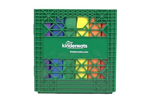KinderMat, Kindercrate, Green, 6 Pack of 13.5