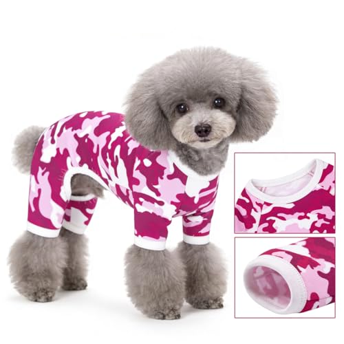 Camisa para perros, talla S, color rojo miniatura 3