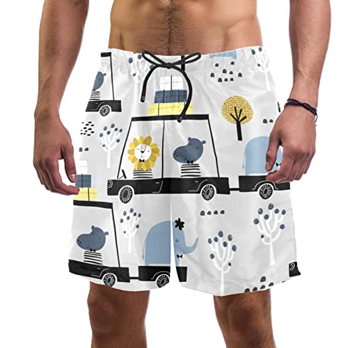 Short de plage imprimé vintage pour vos vacances d'été
