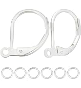 100 Ganci Orecchini In Acciaio Inox 304 - 10x15mm, Foro 1mm, Per Creazioni Gioielli Fai Da Te - Foto 2