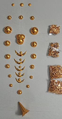 Bhoomika Nettipattam Making Balls kit 3.0 Feet…,Plastic, Golden