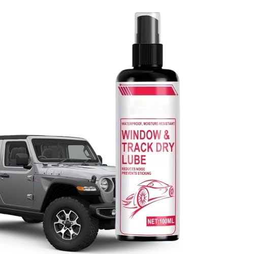 Grasa Automotriz | 100 ml Grasa Seca Ventanas,Impermeable Antihumedad Bisagras Puertas,para Reducción De Ruido Limitador De Capó Aleación Tractor Remolque Vehículo