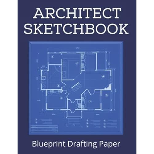 Sketchbook for Architects & Students | Blueprint Paper for Drafting | Grid Graph Notebook | Construction Design, Drawing and Planning Book: 5x5 Quad Ruled - 8.5 x 11 Graph Paper Notebook
