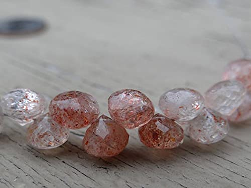 Pierre de soleil LKBEADS oignon 7x7mm : finissez-en avec les perles ternes pour vos bijoux