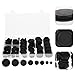 Beaupretty 170pcs Rubber Grommet Assortment Kit Wire Protector Sealing Gaskets for Plumbing Electrical Wiring Industrial Use