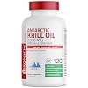 Bronson Antarctic Krill Oil 2000mg with Omega-3s EPA, DHA, Astaxanthin and Phospholipids 120 Softgels
