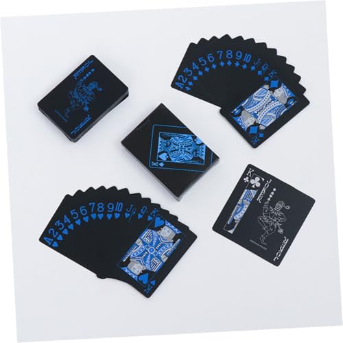 UPKOCH wasserdichte PVC Pokerkarten Set Langlebige Biegsame Plastik Spielkarten mit Kreativem Muster Inklusive Aufbewahrungsbox für Familie und Freunde Unterhaltung – Bild 6