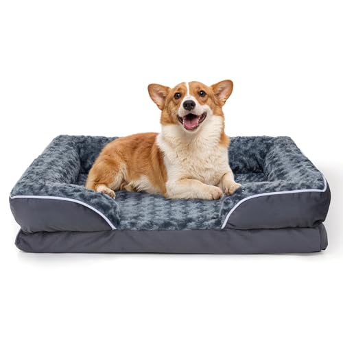 The Fellie Dog Beds Medium Washable, Waterproof Dog Sofa Bed