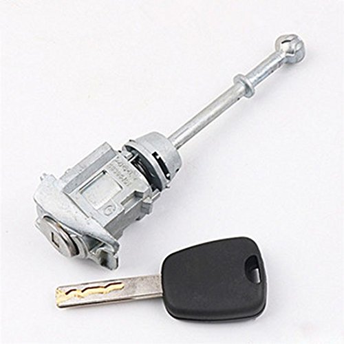 Cerradura + barril para puerta delantera izquierda compatible con 308 508 +2011 + llave @Pro-Plip