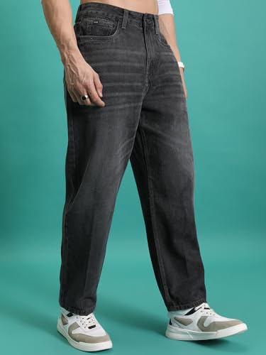 Image of Highlander Mens Bootcut Denim Jeans for Man| Regular Length|Jeans for Man |Mid-Rise|Stretchable Fabric for Comfort fit|Jeans for Men