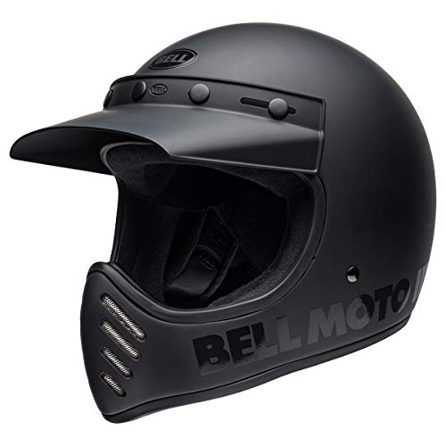 Bell Moto-3 Helmet (Matte/Gloss Black Classic - Large) #TOP3