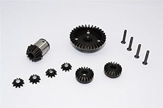 Axial Yeti XL Monster Buggy Upgrade Parts Steel#45 Front/Rear Bevel Gear - 8Pcs Set Black