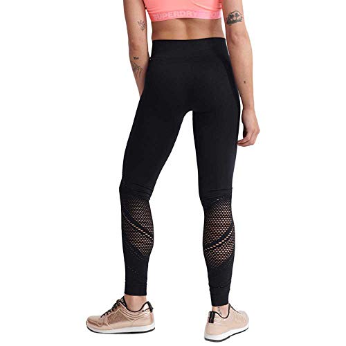 Collants Superdry Studio Seamless noir confortable sans coutures m - 3