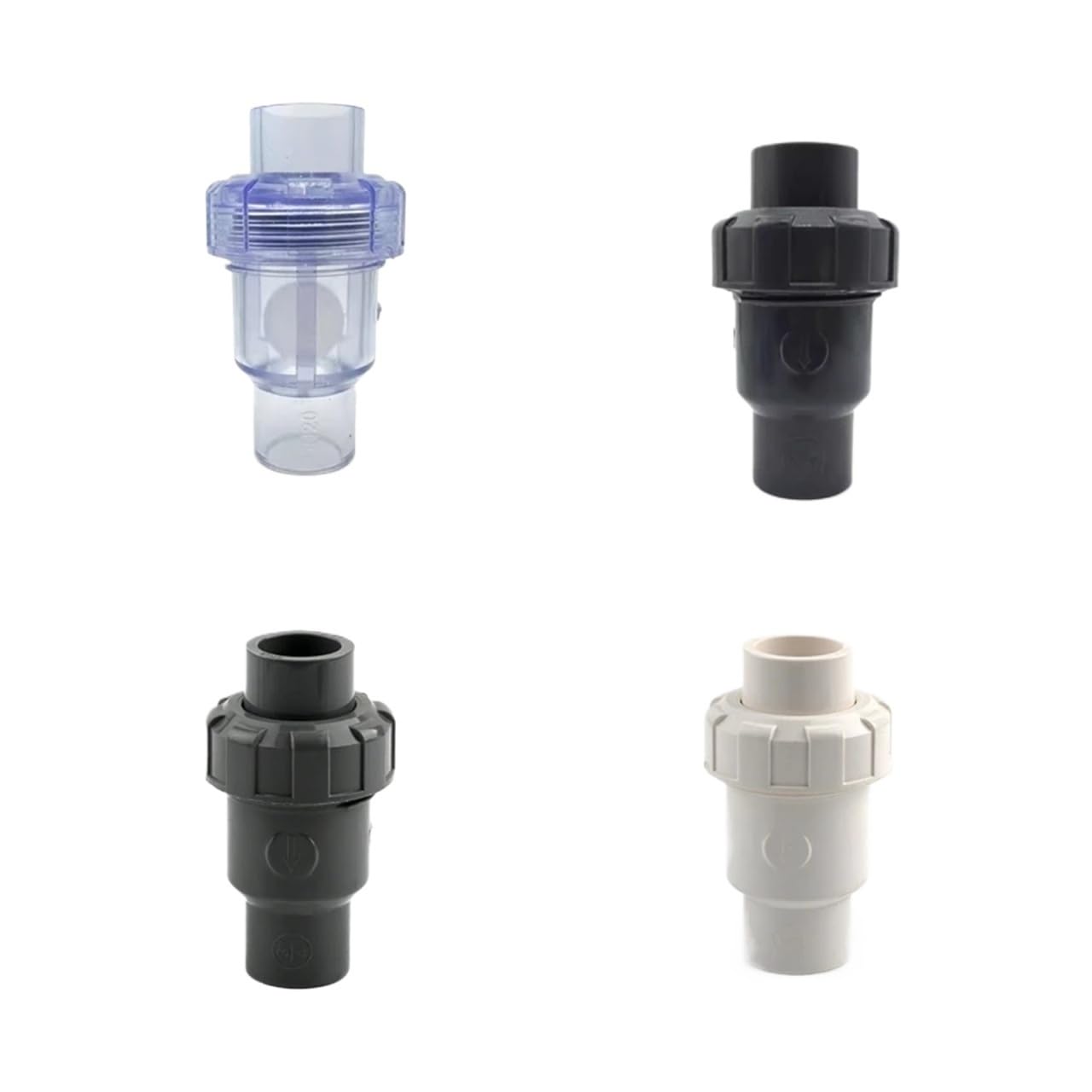 Válvula de retención de Bola de UPVC(Dark Gray,40mm)