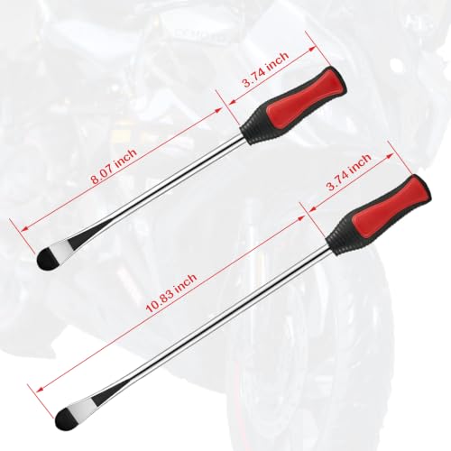 Image of Upgraded Steel Tire Spoons with Tire Valve Core Removal Tools Set 35 PCS