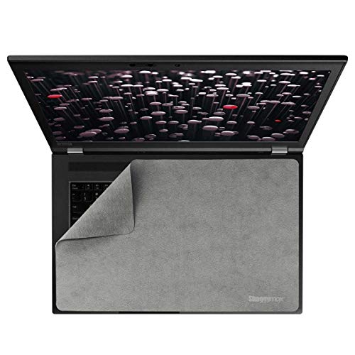 Laptop Screen Protector, Keyboard Cover, Cleaning Microfiber Wipe, Swiper Pad for 17.3" Widescreen Laptop (Alloy)